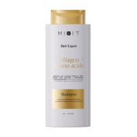 MIXIT Hair Expert Шампунь для волос усиление блеска и придание силы Collagen & Amino Acids 400мл